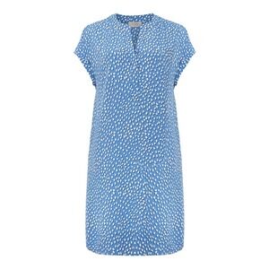 Hobbs London Cindy Pullover Blue Dots Shift Tunic Mini Dress Size US 6
